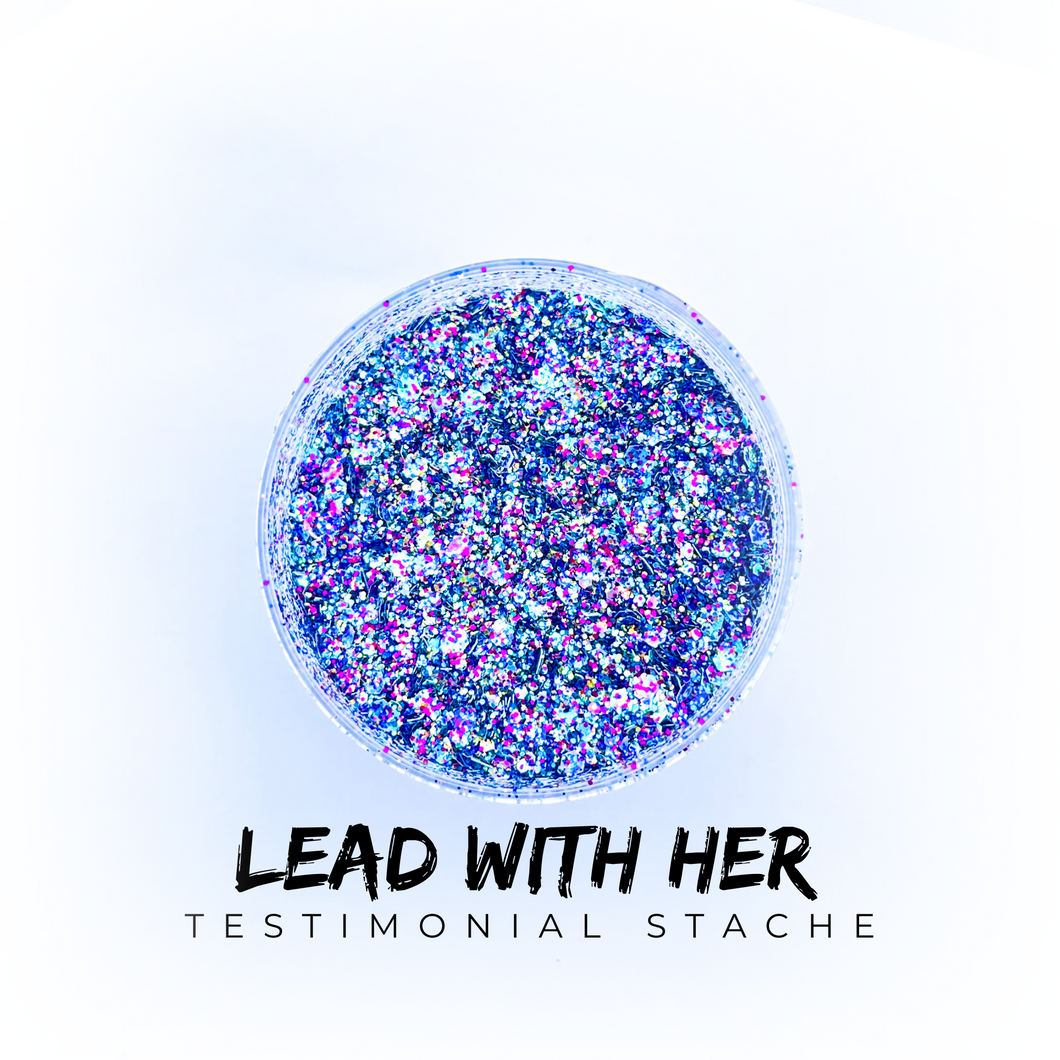 Lead with Her|Testimonial Stache