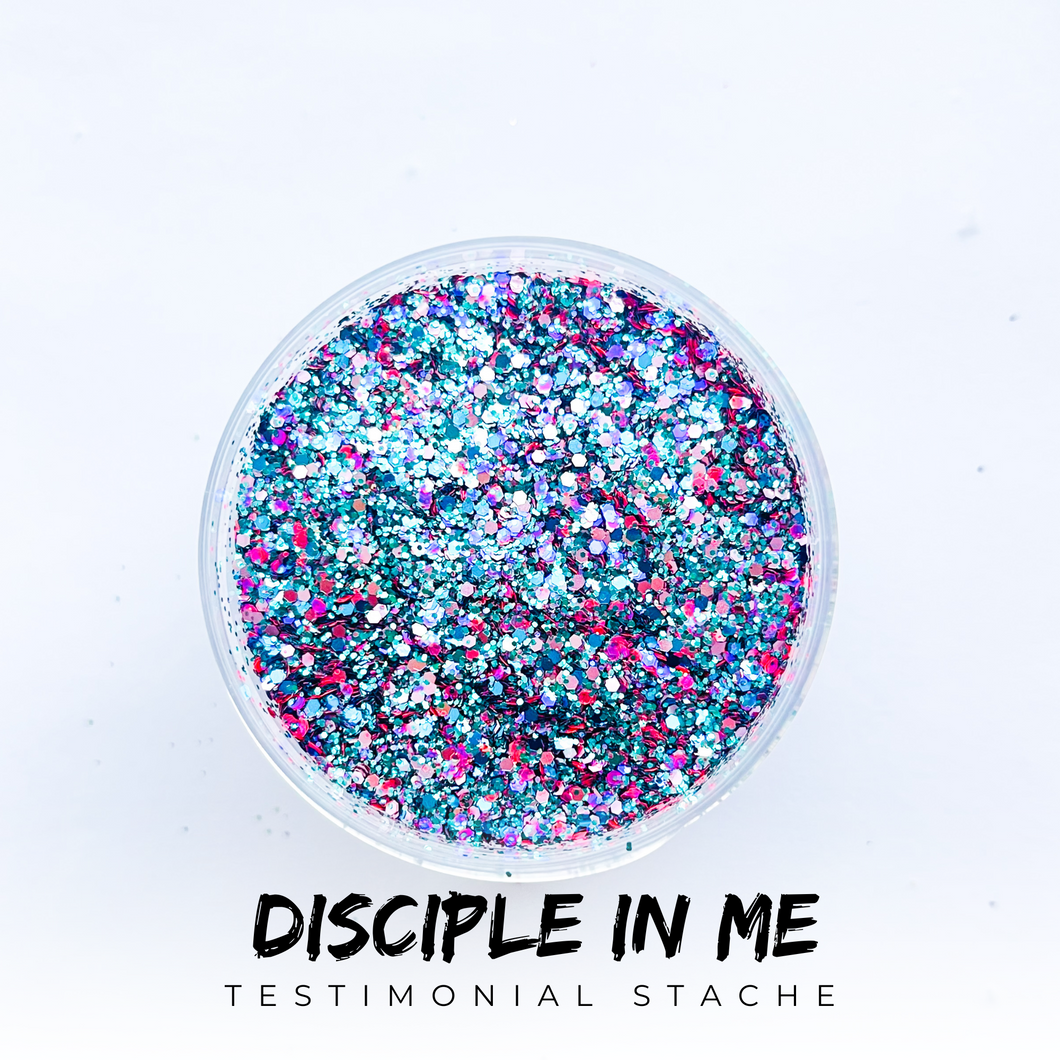 Disciple In Me|Testimonial Stache