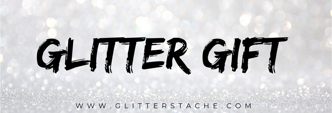 Glitter Stache Gift Card